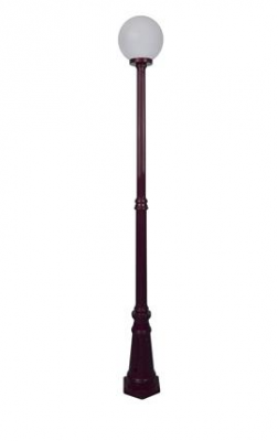 SIENA 1LT 2.26M 300MM OPAL POSTLIGHT BURGUNDY